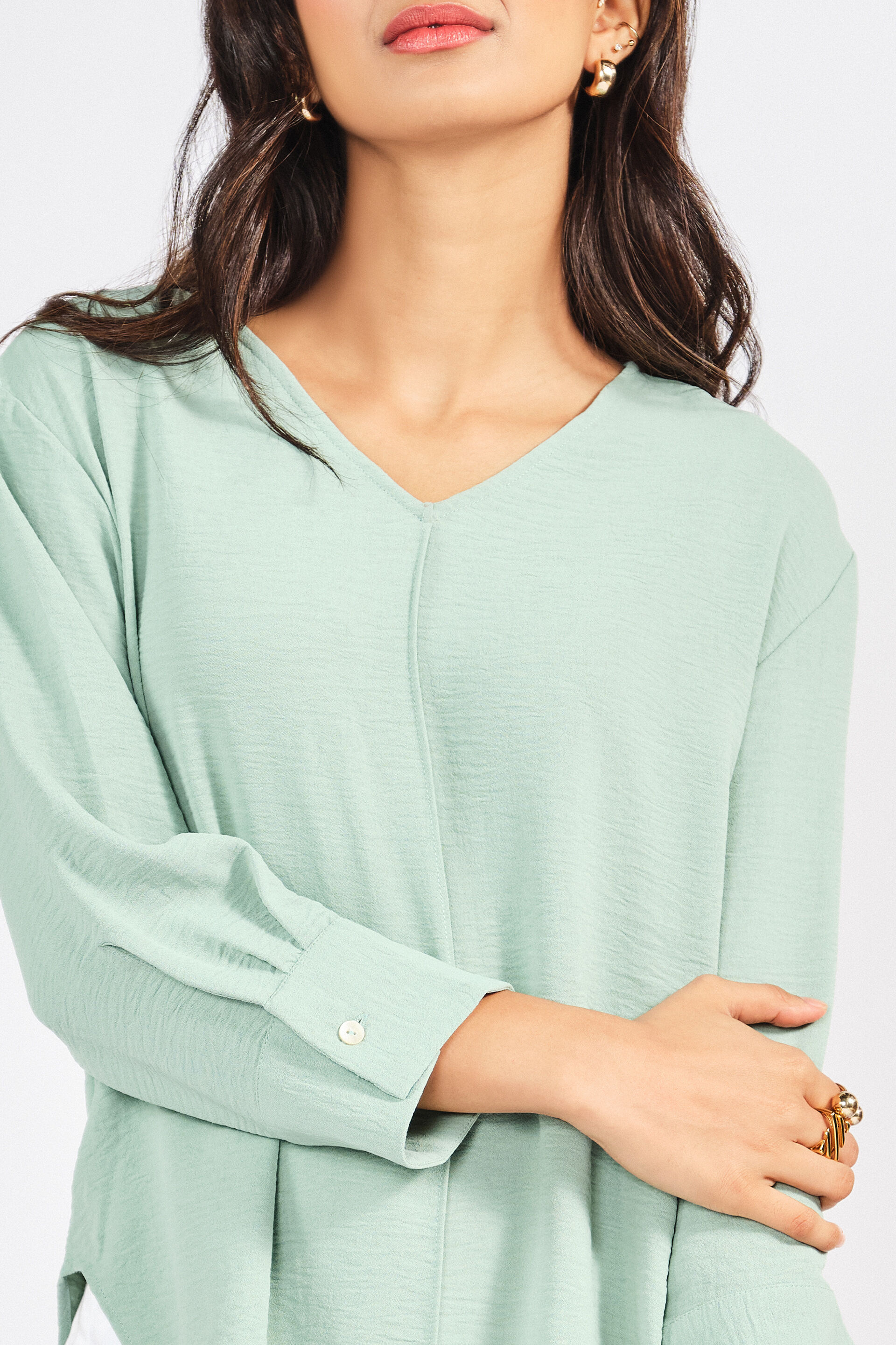 Brazos Sage Green Top, Sage Green, image 6